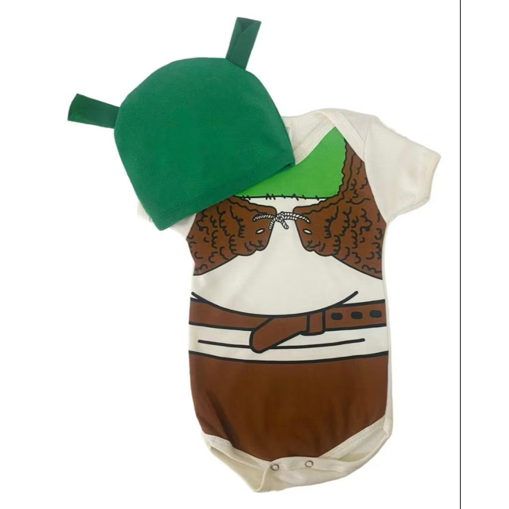 Body Bebê Infantil Mêsversário Temático Shrek