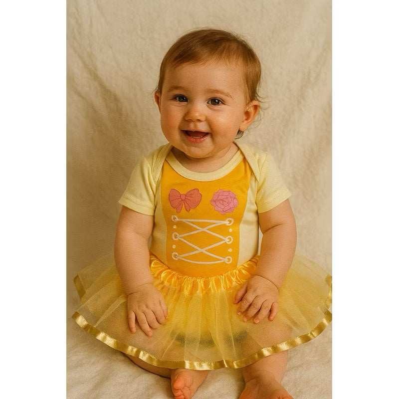 Body Bebê Infantil Mêsversário Temático Bela